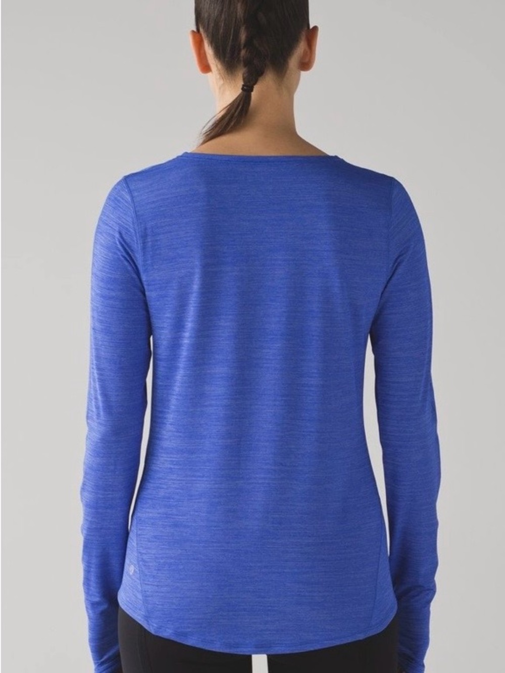 Women's Long-Sleeve Crewneck Top - Blue
